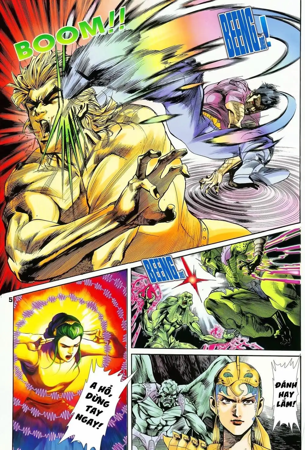 Truyện Tranh Long Hổ 5 Thế trang 8