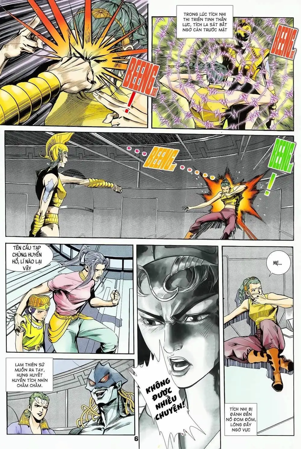 Truyện Tranh Long Hổ 5 Thế trang 8