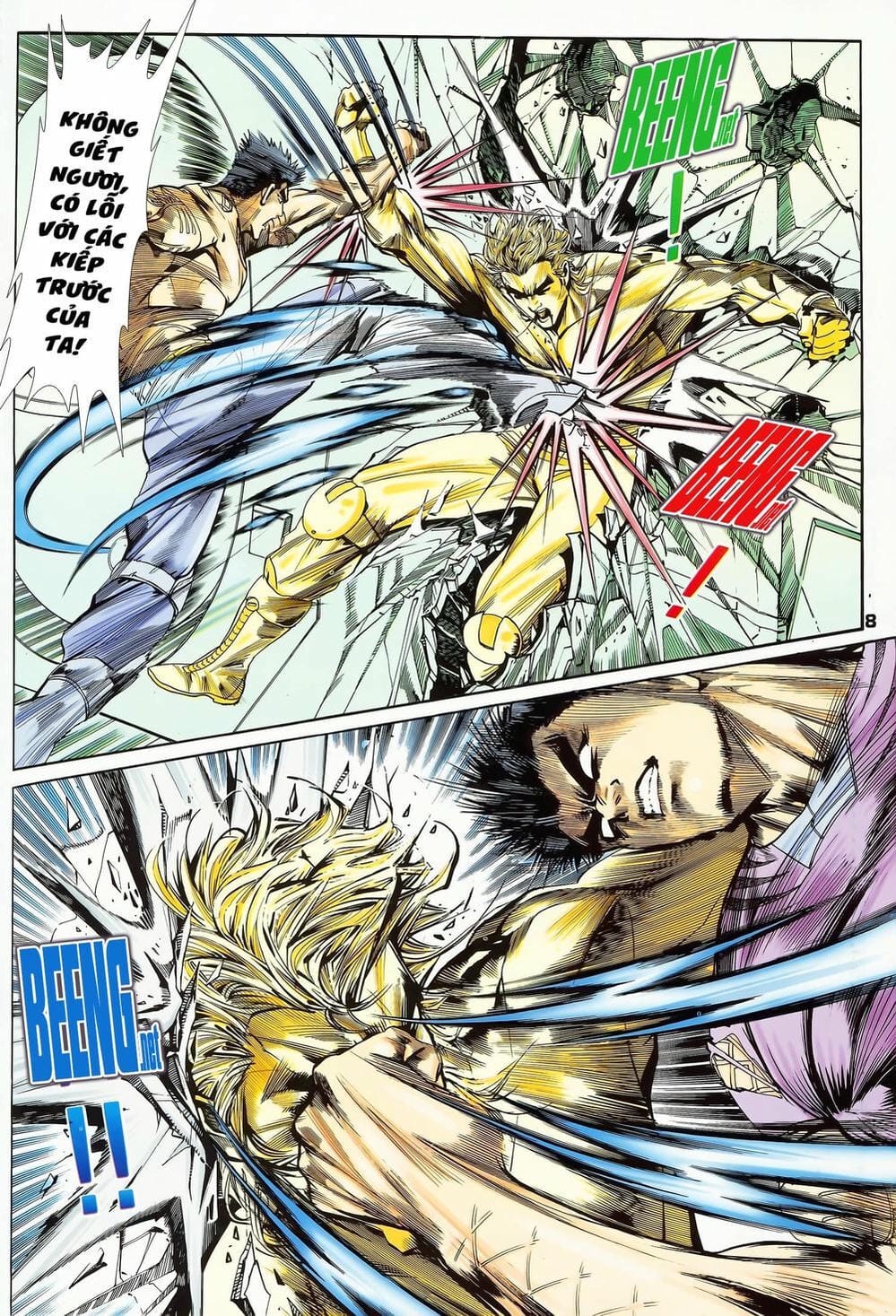 Truyện Tranh Long Hổ 5 Thế trang 8