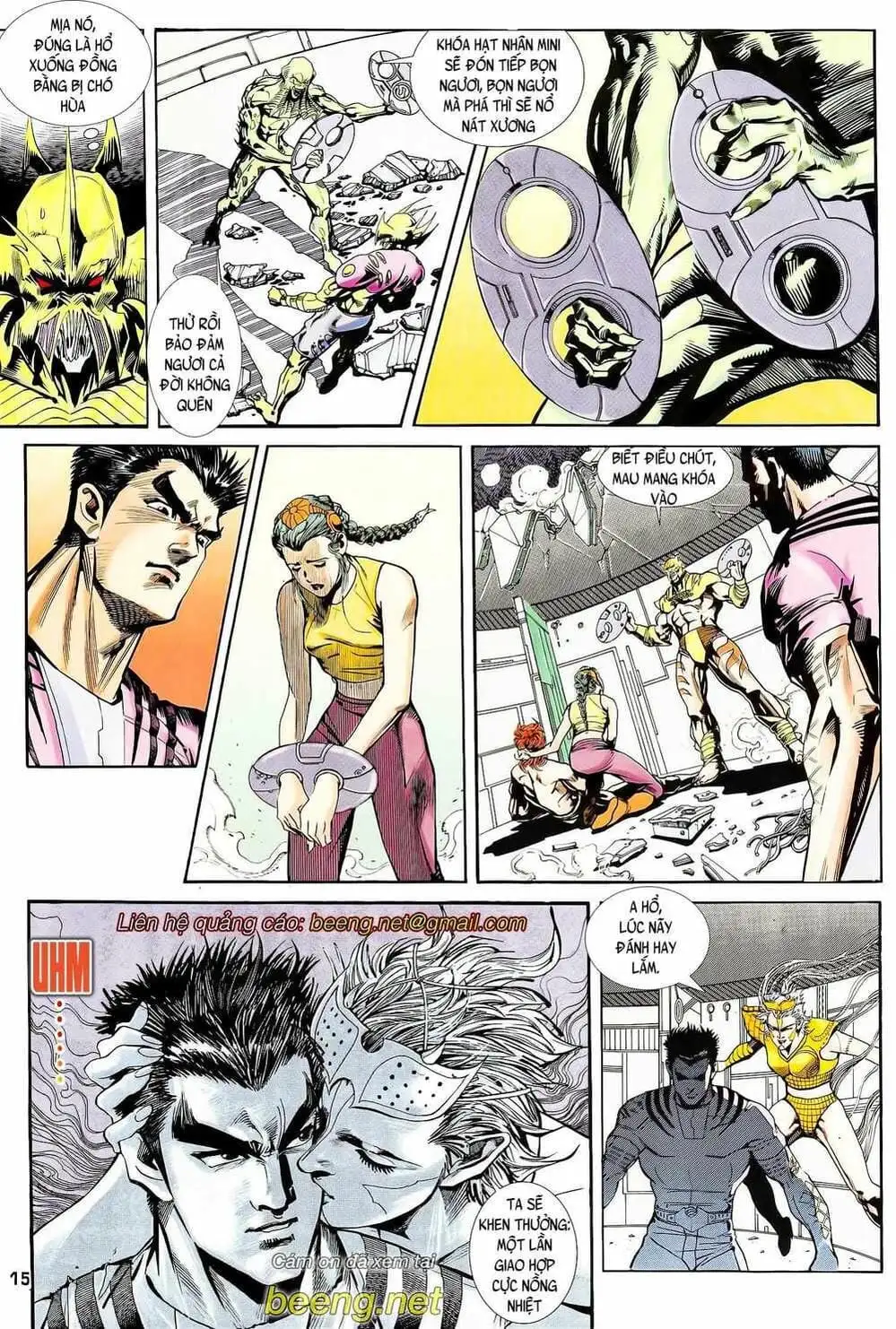 Truyện Tranh Long Hổ 5 Thế trang 8