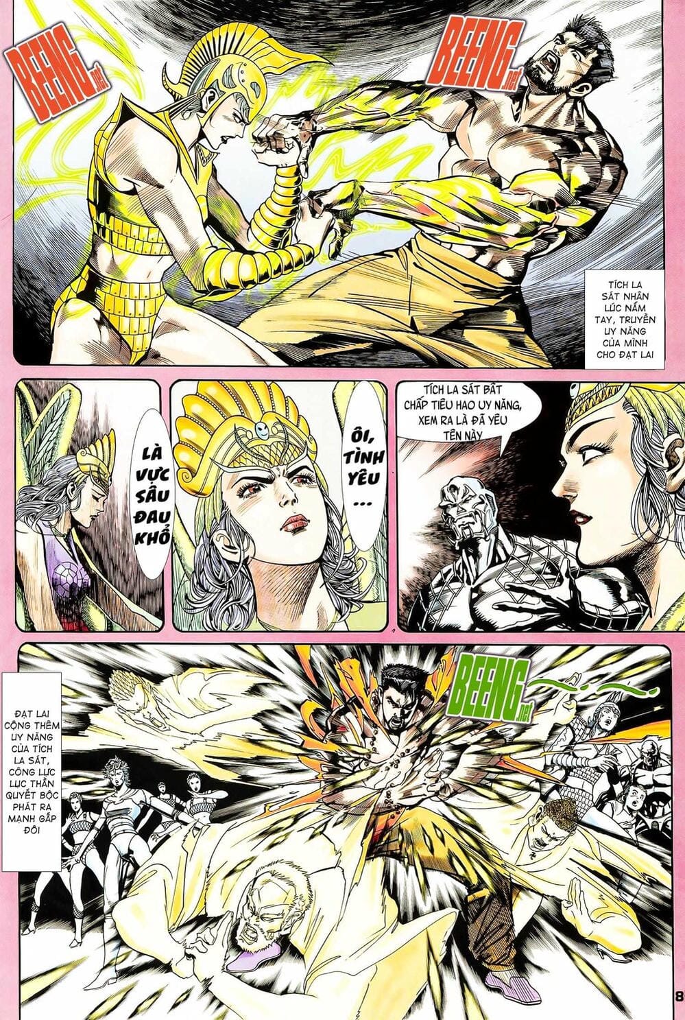 Truyện Tranh Long Hổ 5 Thế trang 8