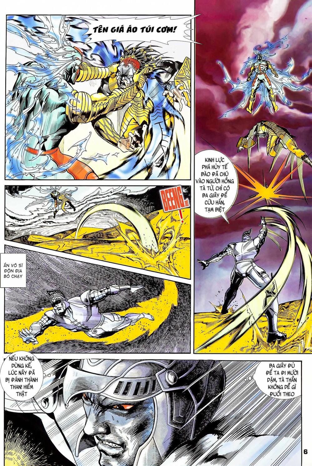 Truyện Tranh Long Hổ 5 Thế trang 8