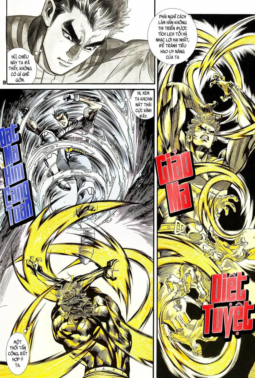 Truyện Tranh Long Hổ 5 Thế trang 8