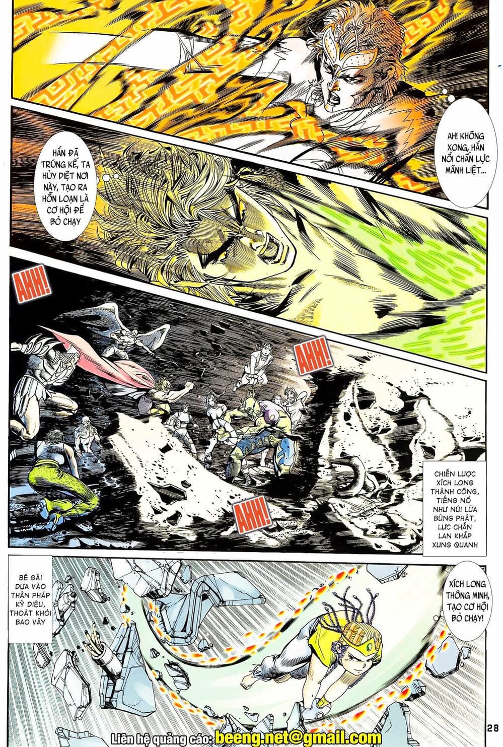 Truyện Tranh Long Hổ 5 Thế trang 8