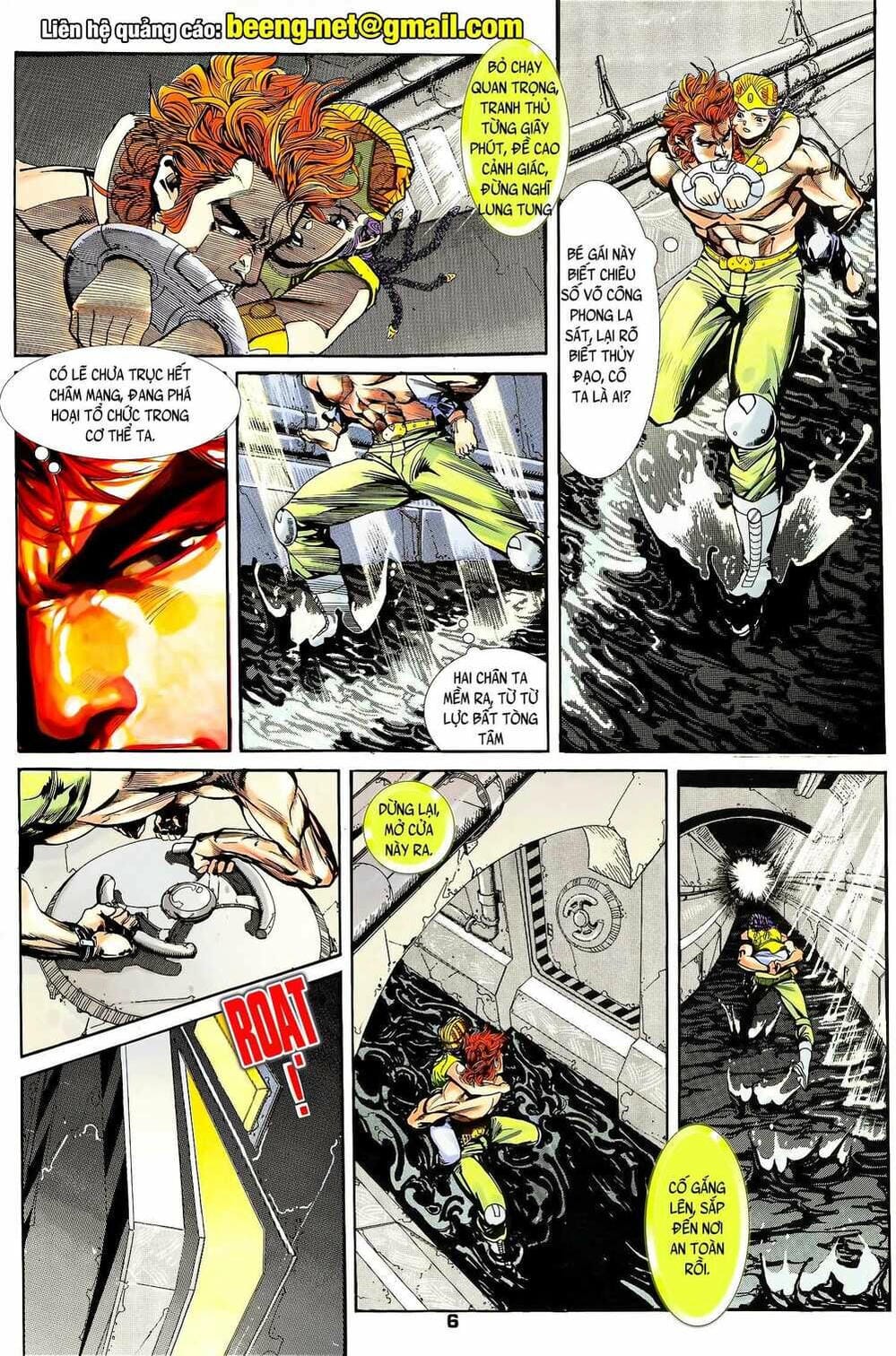 Truyện Tranh Long Hổ 5 Thế trang 8