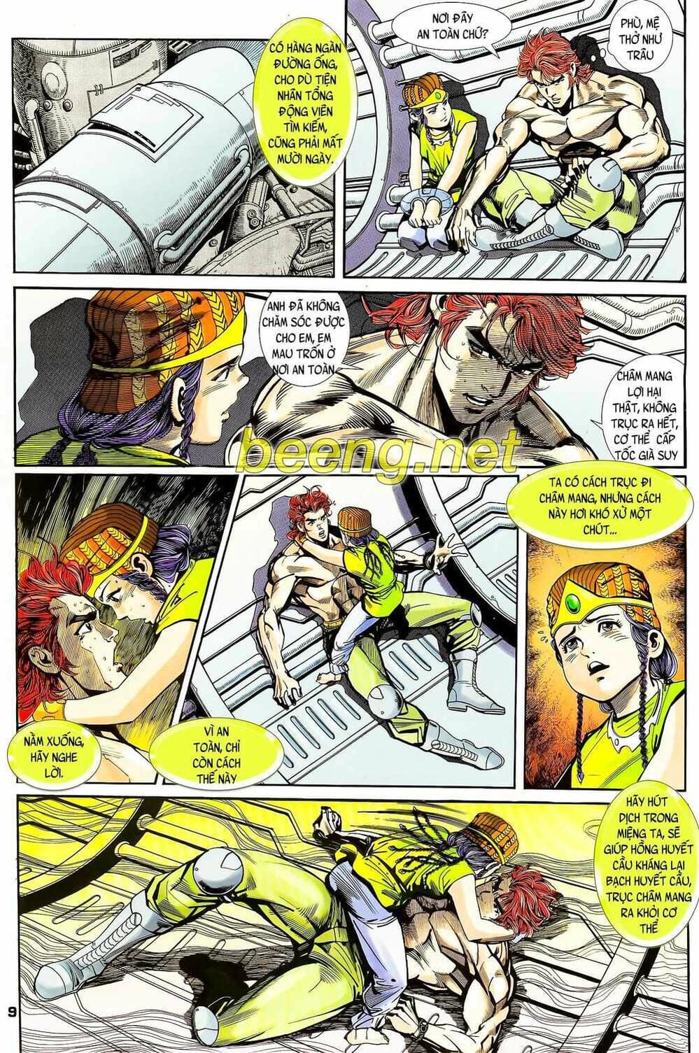 Truyện Tranh Long Hổ 5 Thế trang 8