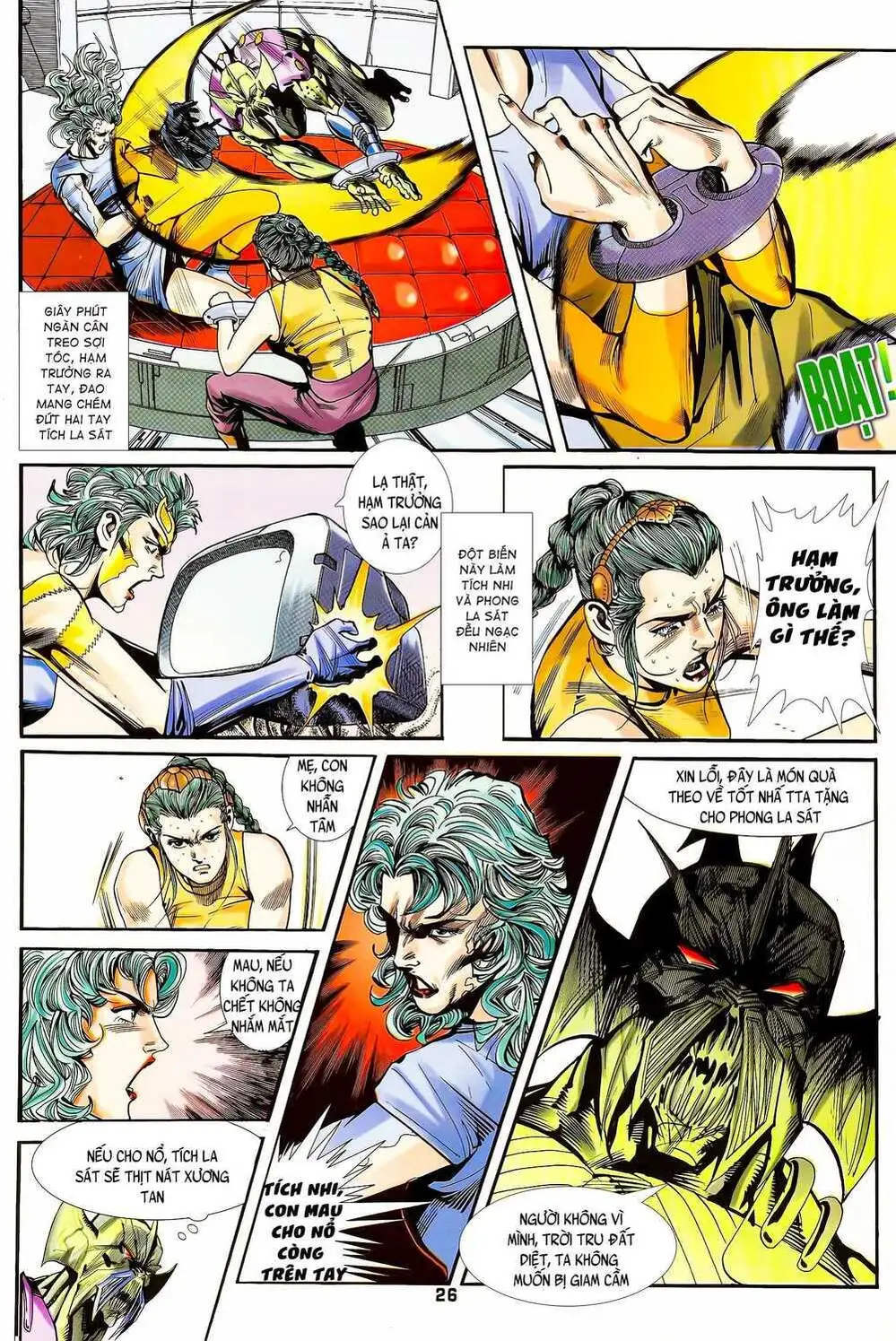 Truyện Tranh Long Hổ 5 Thế trang 8
