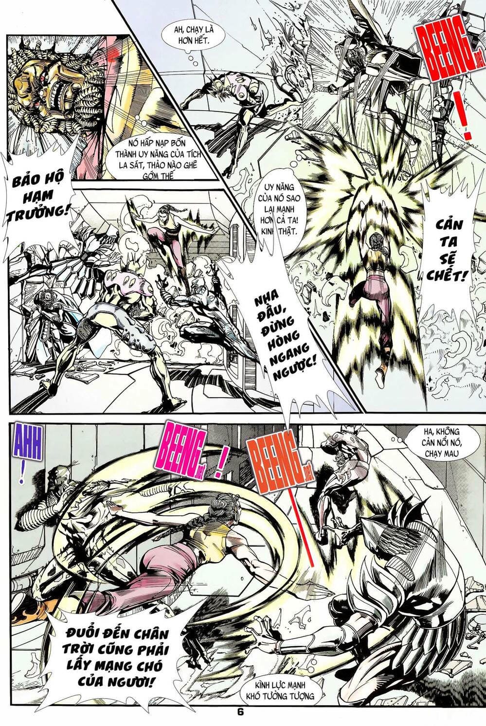 Truyện Tranh Long Hổ 5 Thế trang 8