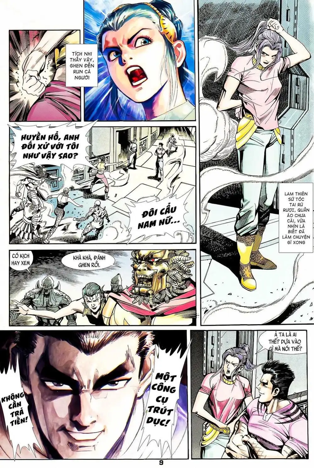 Truyện Tranh Long Hổ 5 Thế trang 8