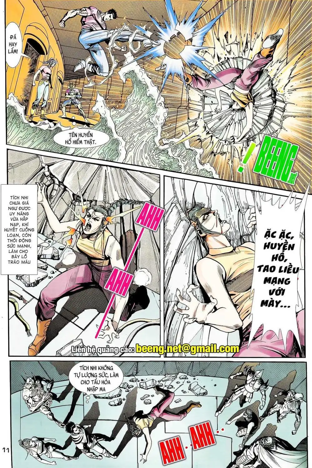 Truyện Tranh Long Hổ 5 Thế trang 8