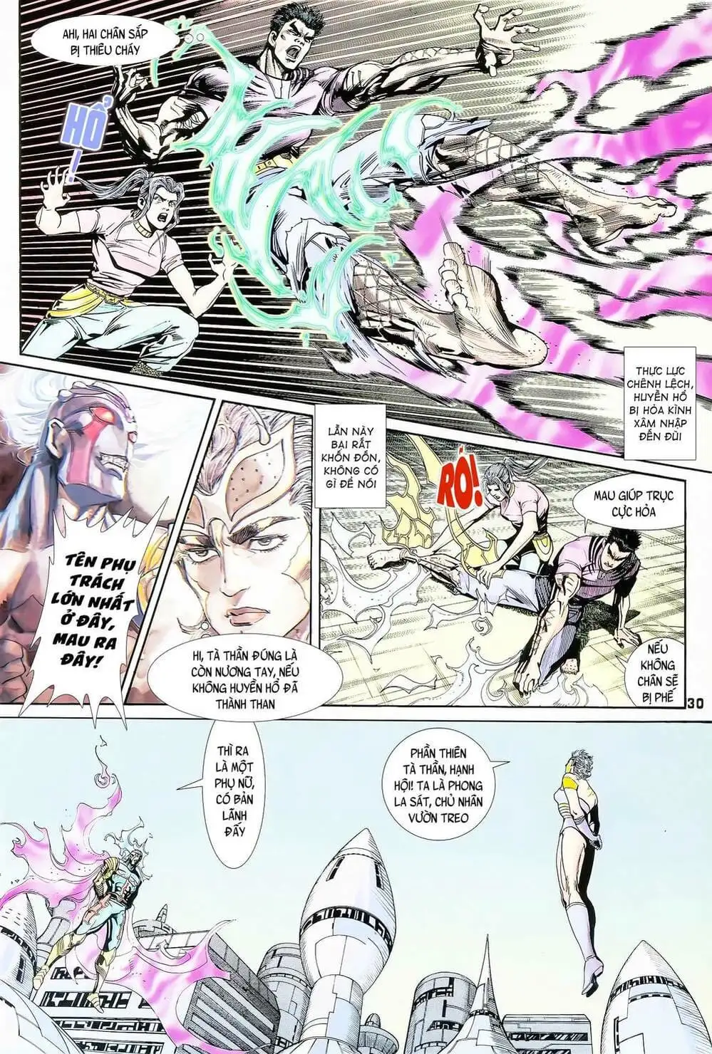 Truyện Tranh Long Hổ 5 Thế trang 8