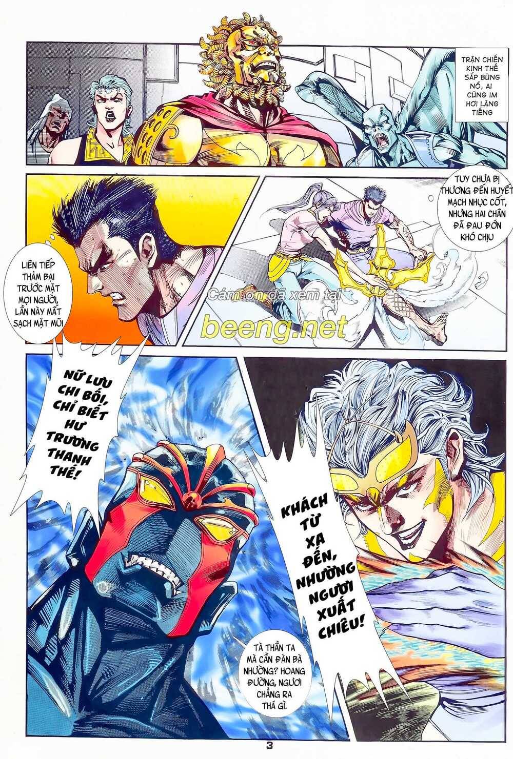 Truyện Tranh Long Hổ 5 Thế trang 8