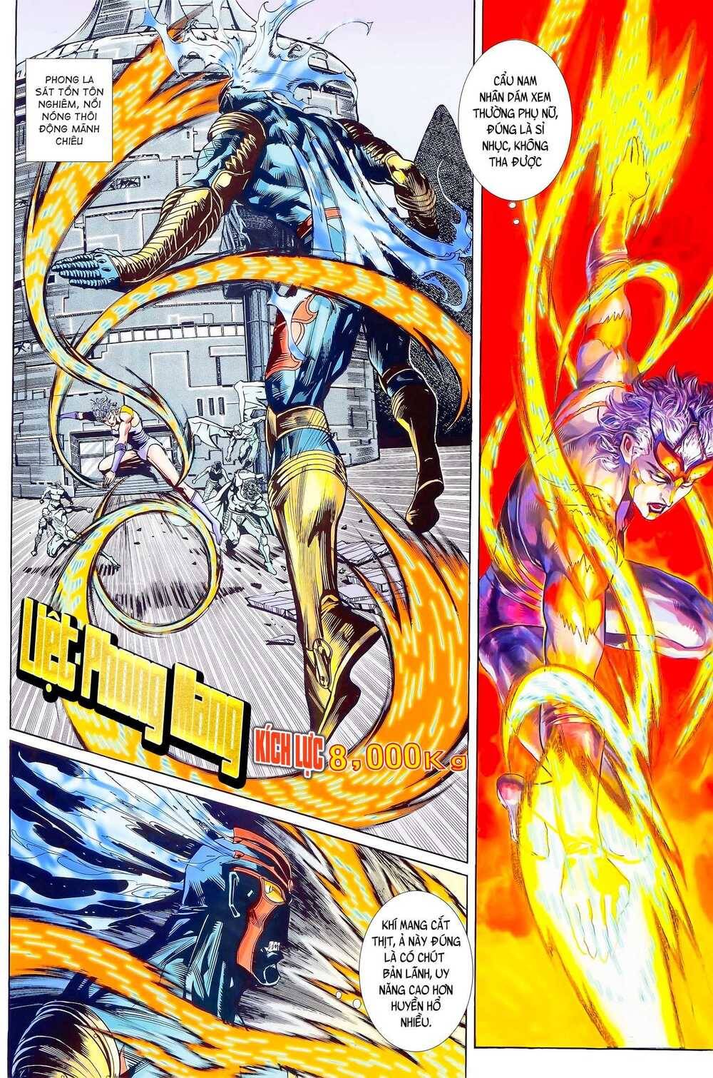 Truyện Tranh Long Hổ 5 Thế trang 8