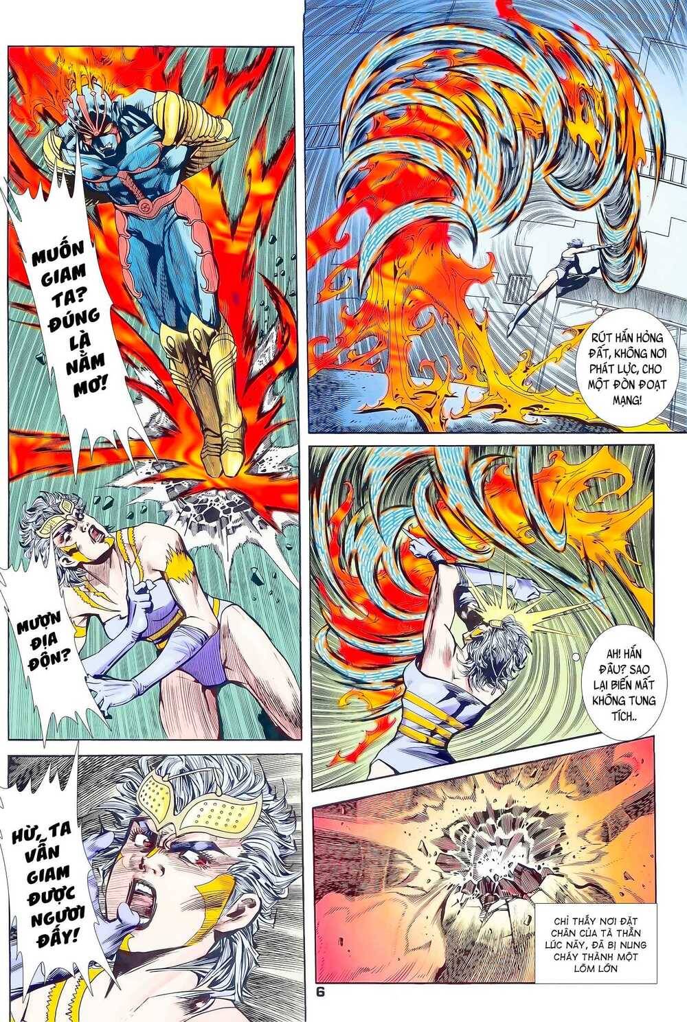 Truyện Tranh Long Hổ 5 Thế trang 8