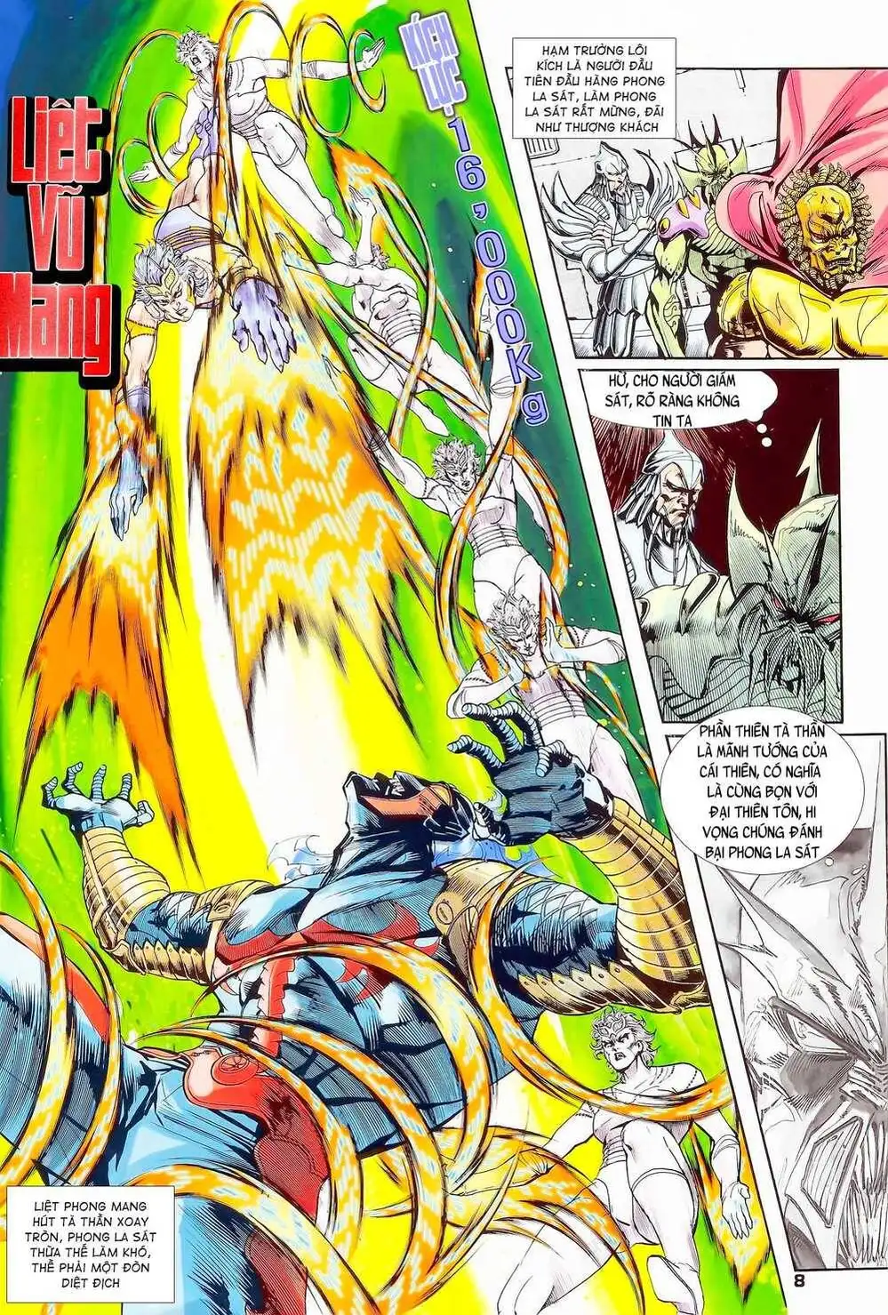 Truyện Tranh Long Hổ 5 Thế trang 8