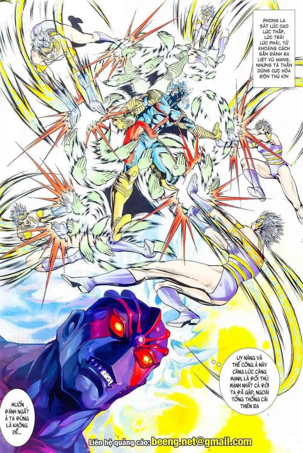 Truyện Tranh Long Hổ 5 Thế trang 8