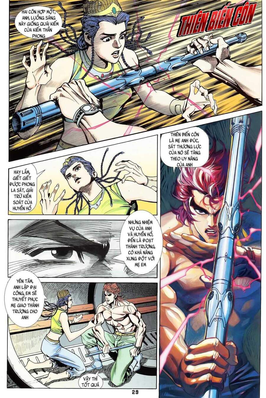 Truyện Tranh Long Hổ 5 Thế trang 8