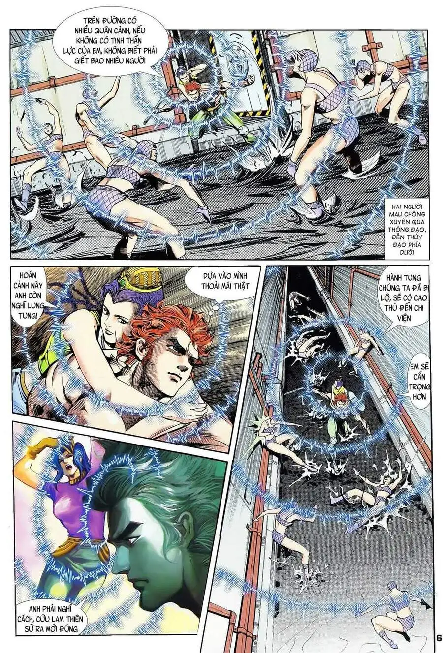 Truyện Tranh Long Hổ 5 Thế trang 8