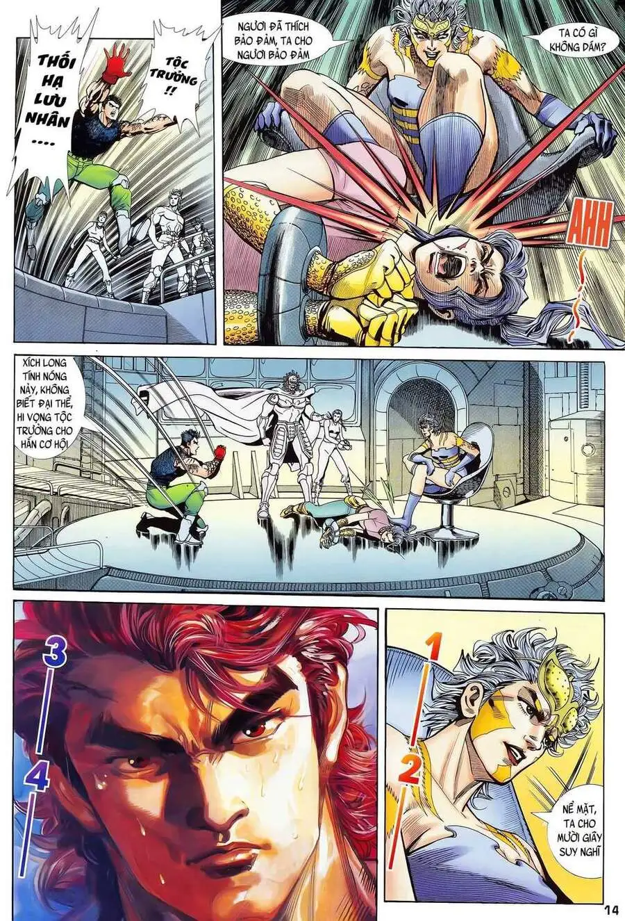 Truyện Tranh Long Hổ 5 Thế trang 8