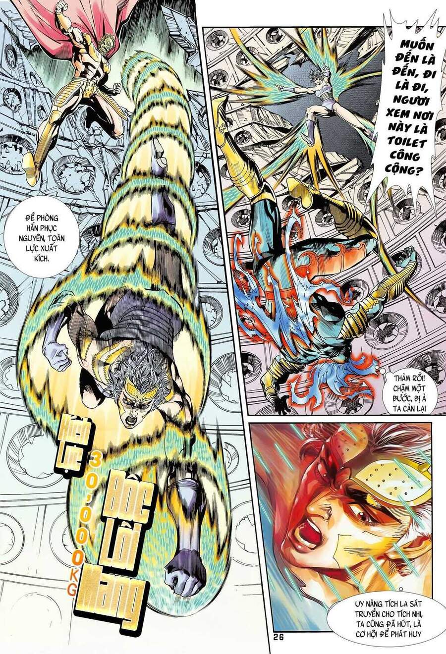 Truyện Tranh Long Hổ 5 Thế trang 8