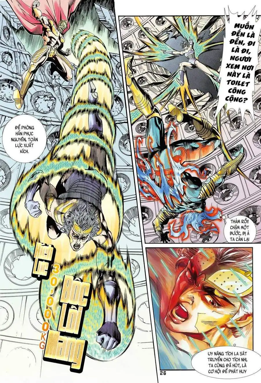 Truyện Tranh Long Hổ 5 Thế trang 8