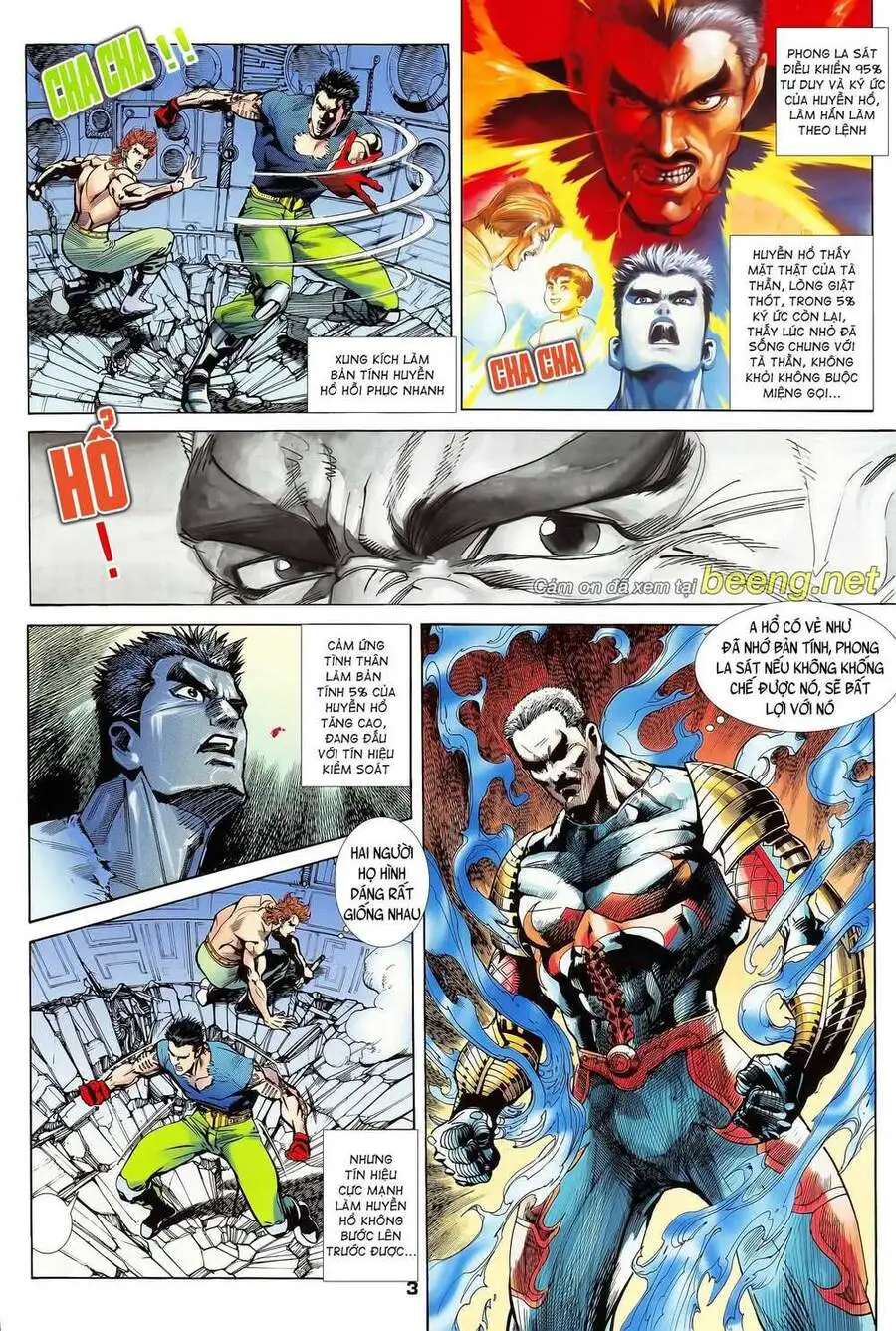 Truyện Tranh Long Hổ 5 Thế trang 8