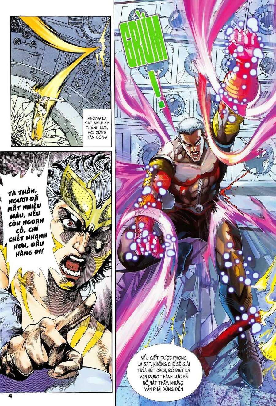 Truyện Tranh Long Hổ 5 Thế trang 8