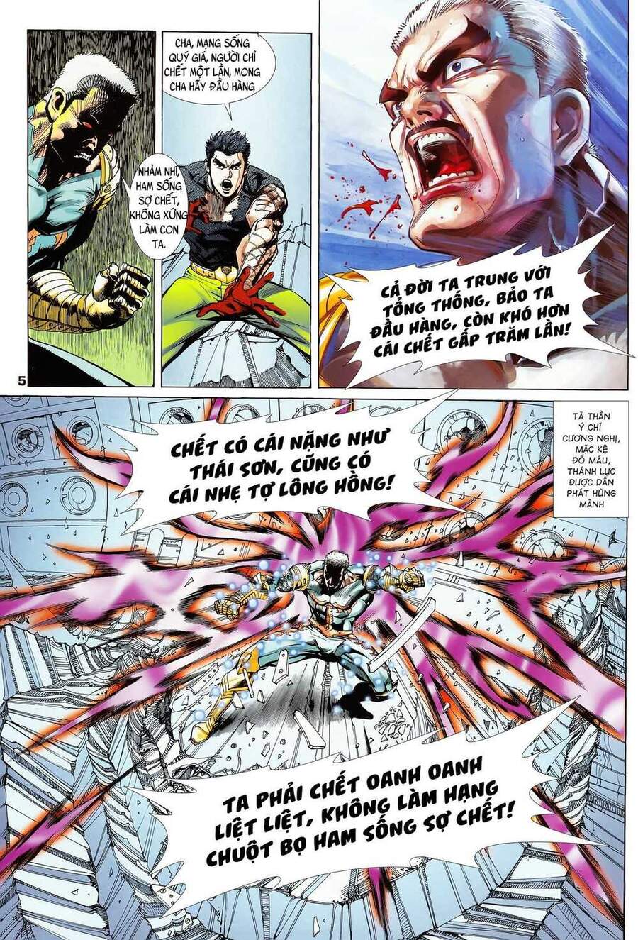 Truyện Tranh Long Hổ 5 Thế trang 8