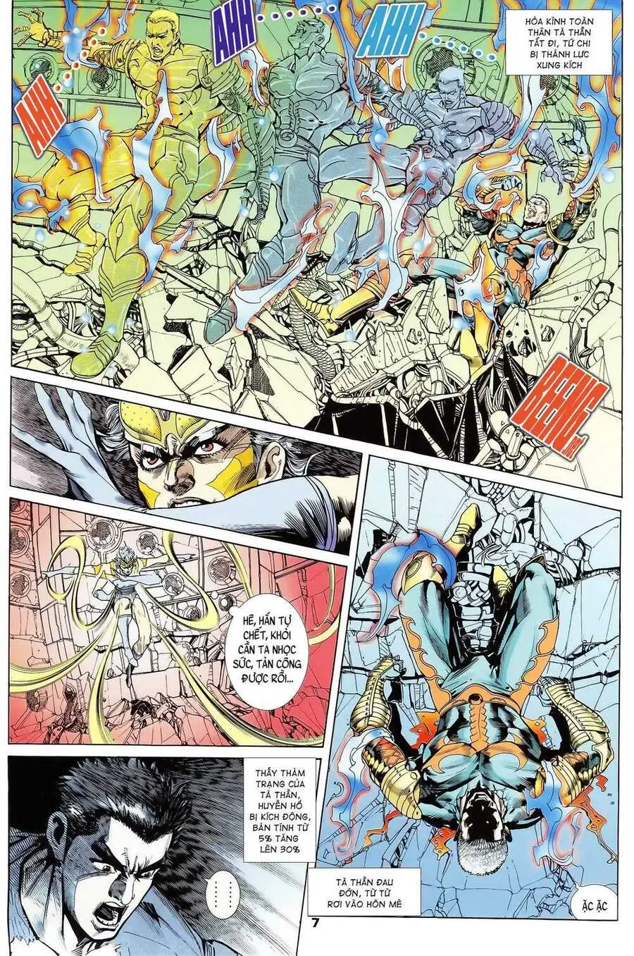 Truyện Tranh Long Hổ 5 Thế trang 8