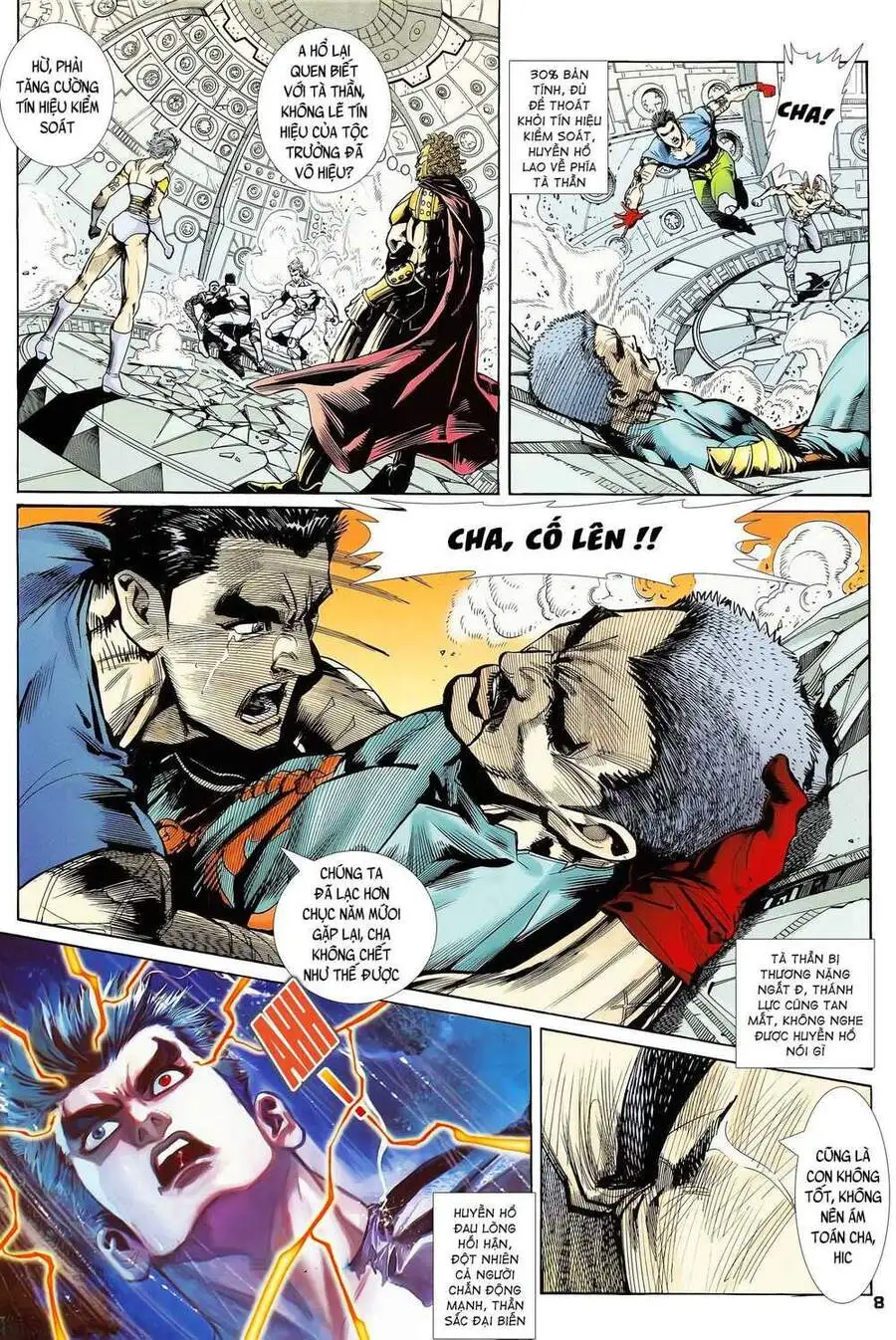 Truyện Tranh Long Hổ 5 Thế trang 8
