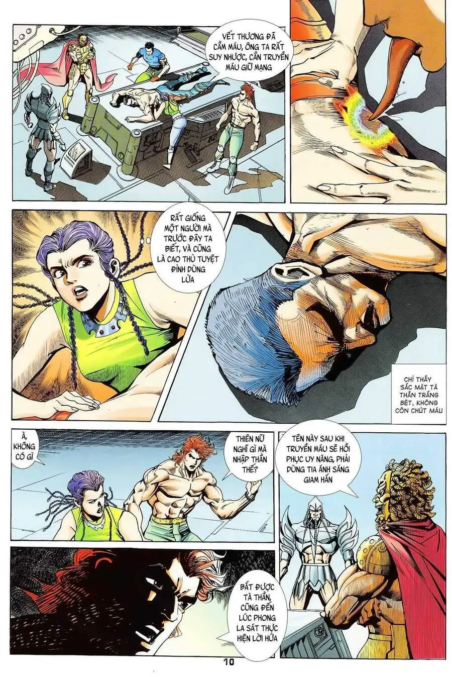 Truyện Tranh Long Hổ 5 Thế trang 8