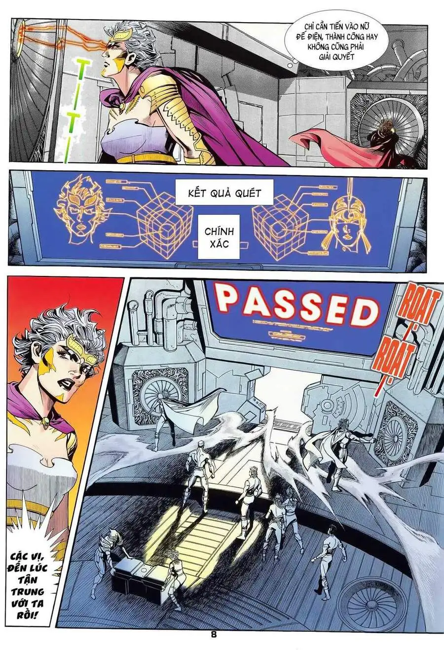 Truyện Tranh Long Hổ 5 Thế trang 8