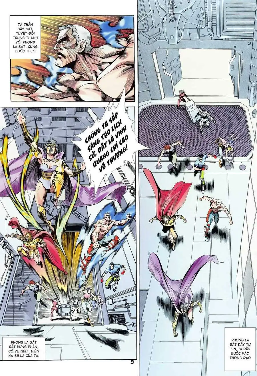 Truyện Tranh Long Hổ 5 Thế trang 8