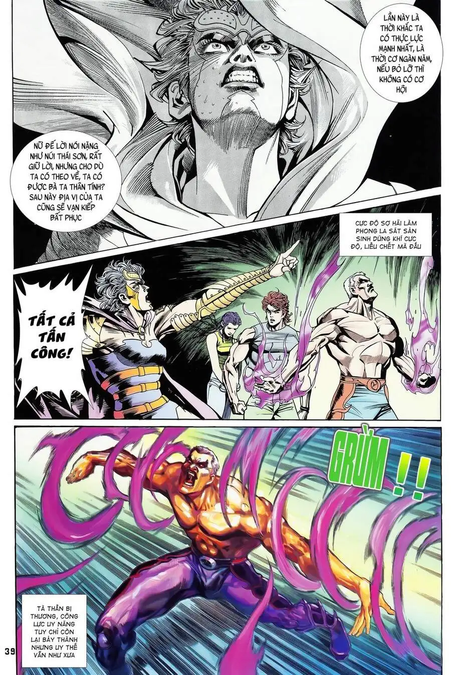 Truyện Tranh Long Hổ 5 Thế trang 8