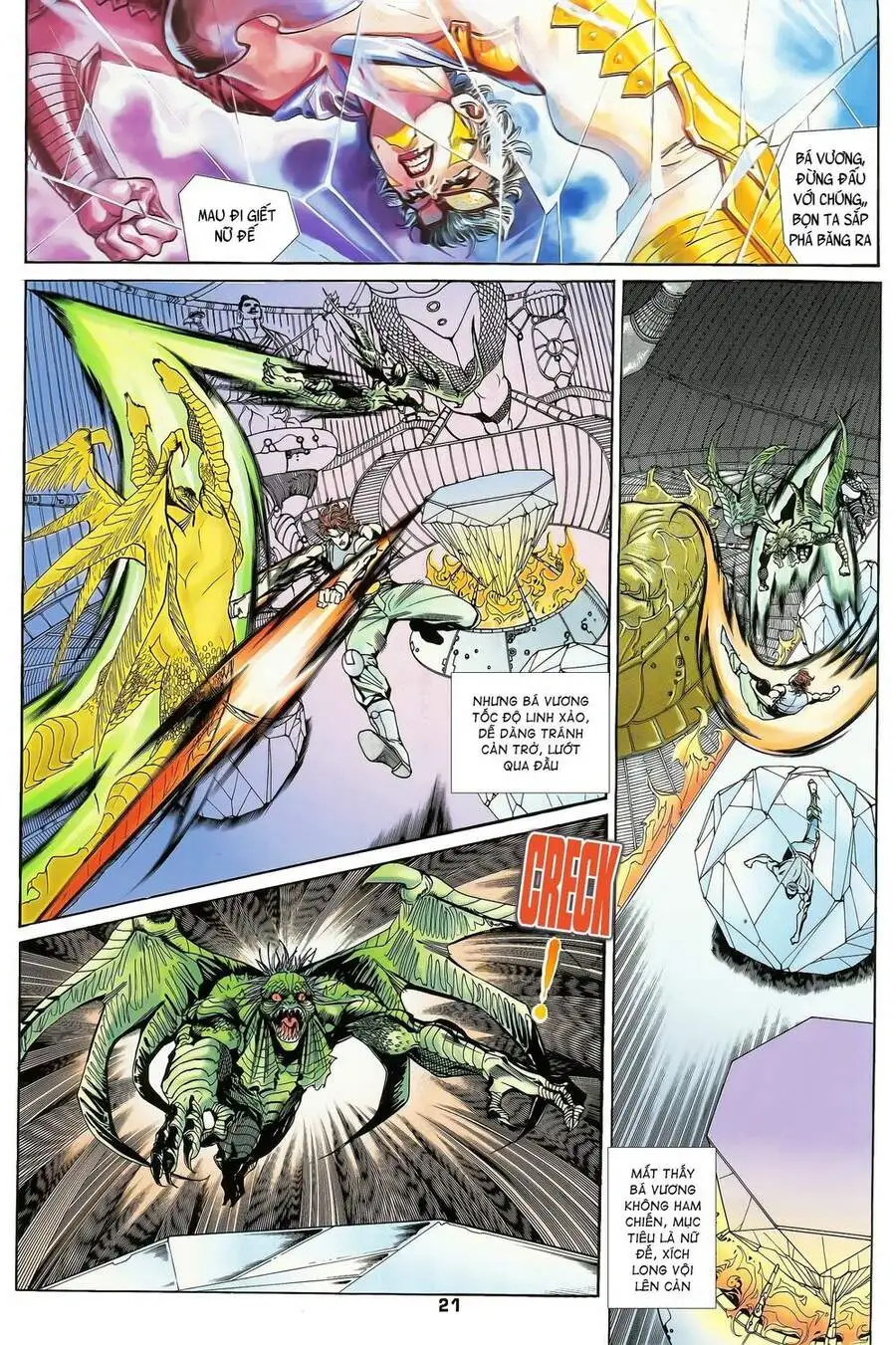 Truyện Tranh Long Hổ 5 Thế trang 8
