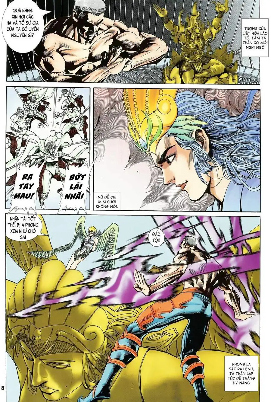 Truyện Tranh Long Hổ 5 Thế trang 8
