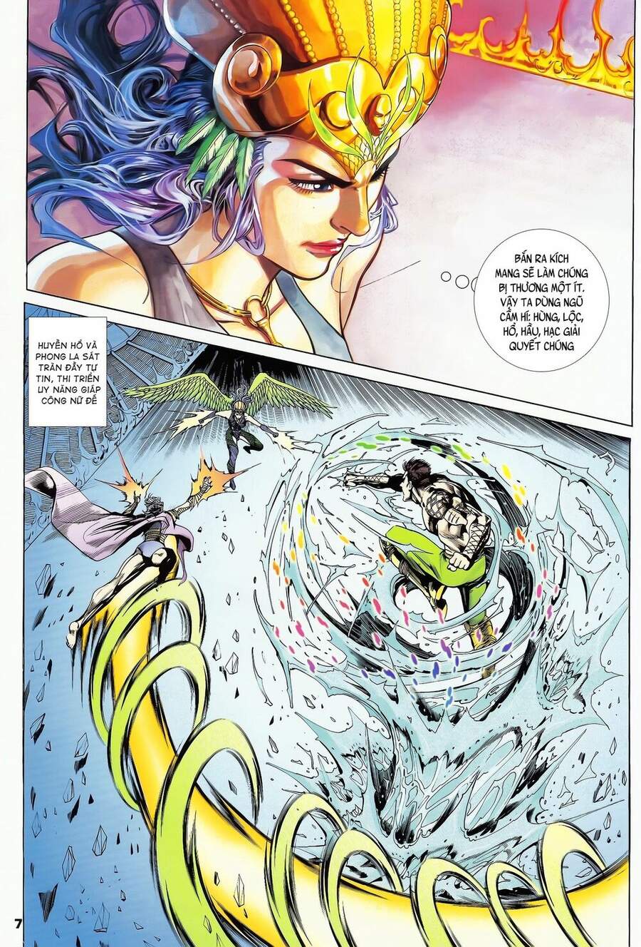 Truyện Tranh Long Hổ 5 Thế trang 8