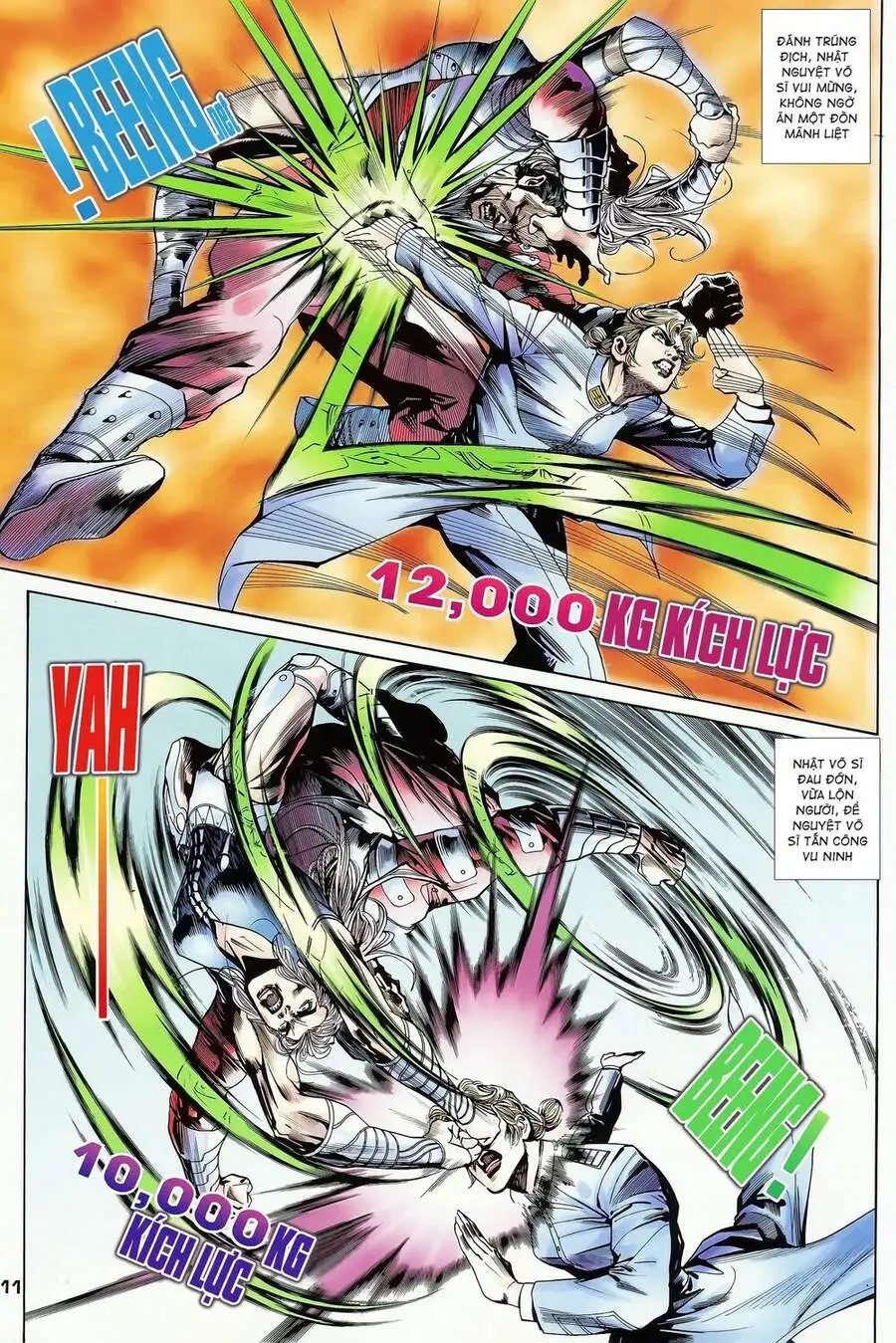 Truyện Tranh Long Hổ 5 Thế trang 8