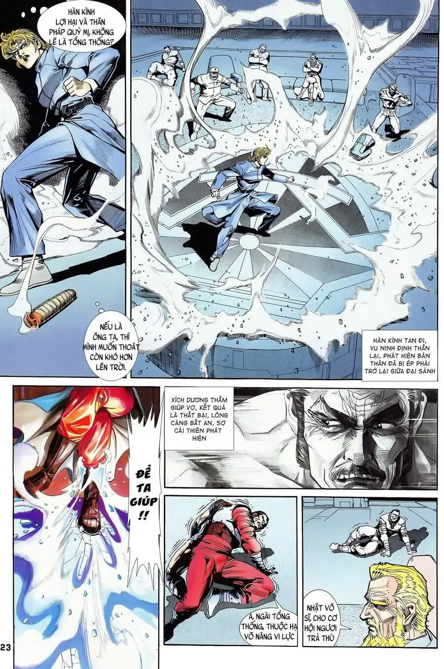 Truyện Tranh Long Hổ 5 Thế trang 8