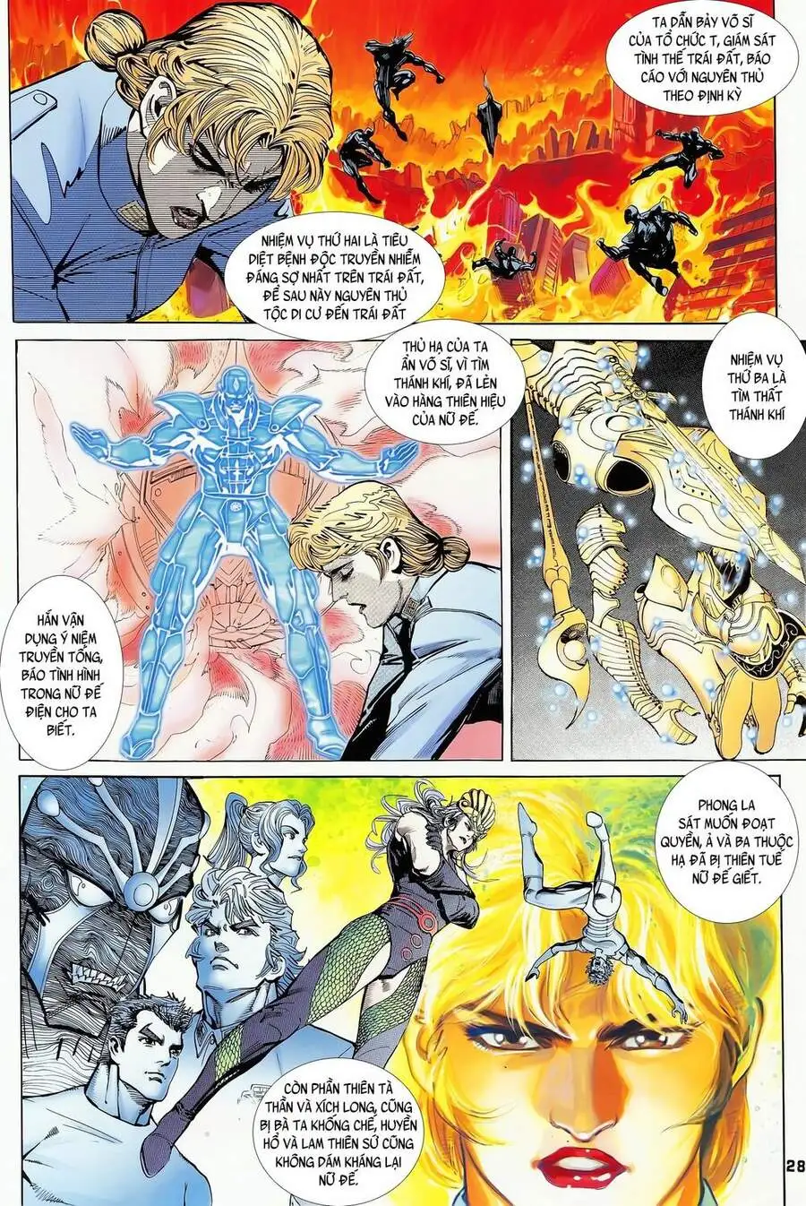 Truyện Tranh Long Hổ 5 Thế trang 8