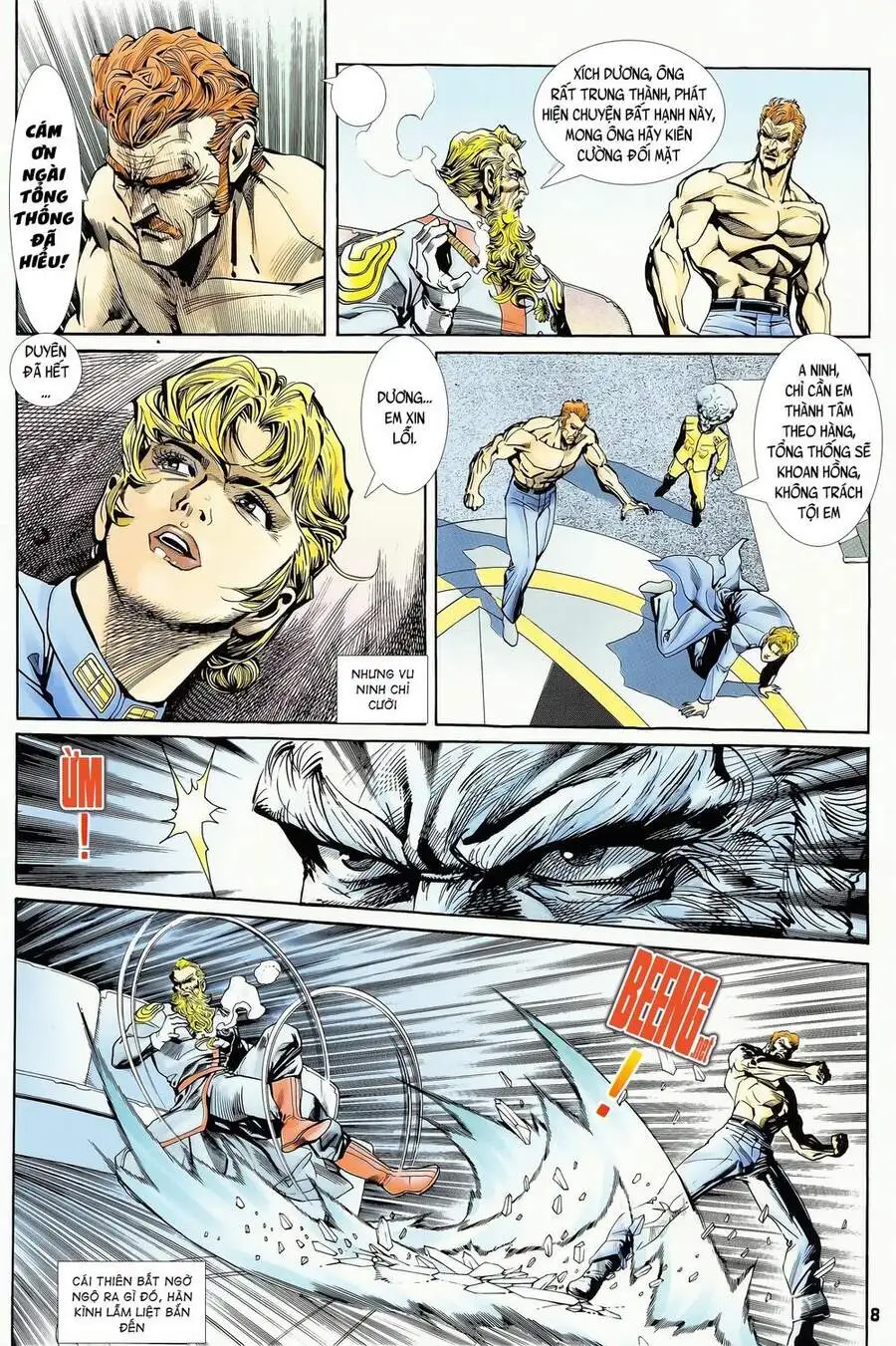 Truyện Tranh Long Hổ 5 Thế trang 8