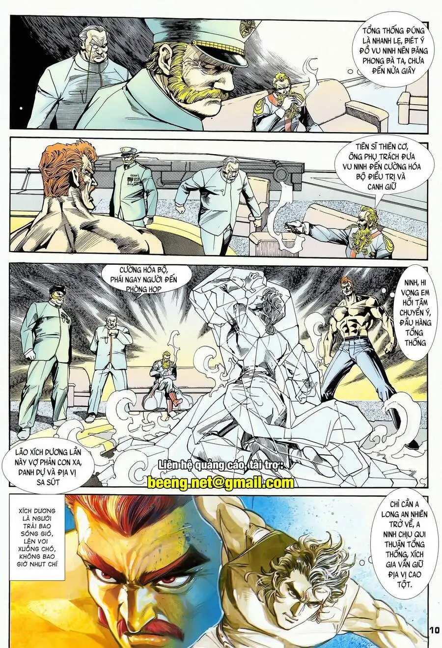 Truyện Tranh Long Hổ 5 Thế trang 8
