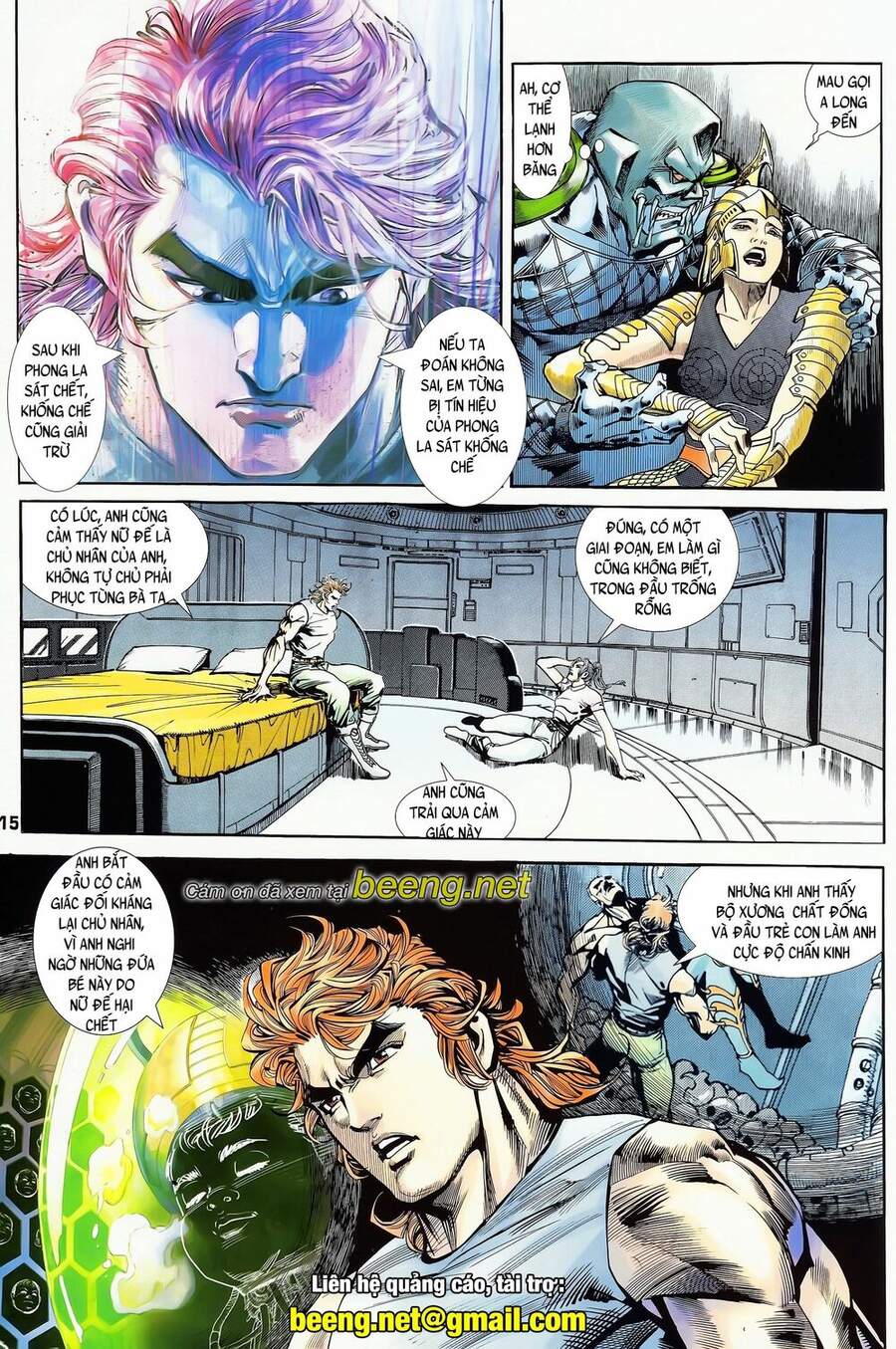 Truyện Tranh Long Hổ 5 Thế trang 8