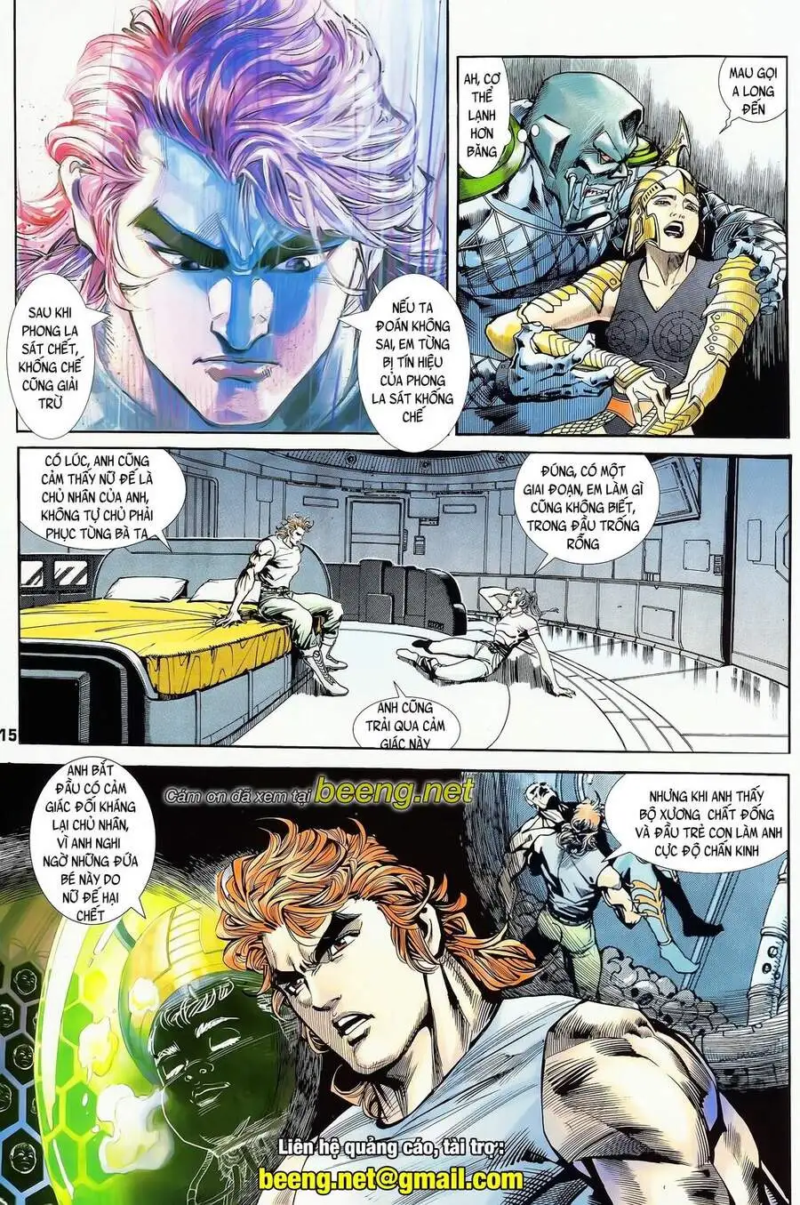 Truyện Tranh Long Hổ 5 Thế trang 8