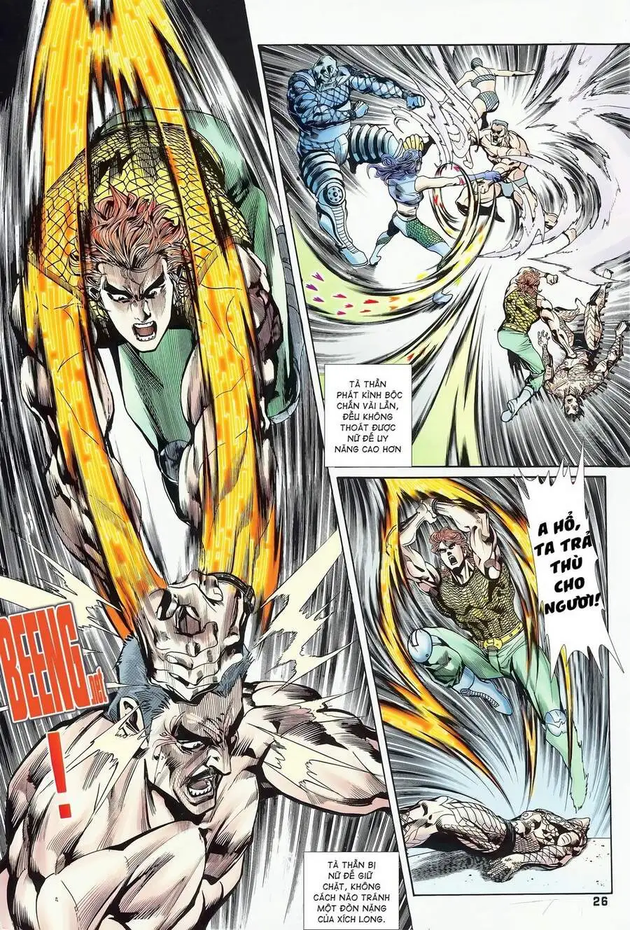 Truyện Tranh Long Hổ 5 Thế trang 8
