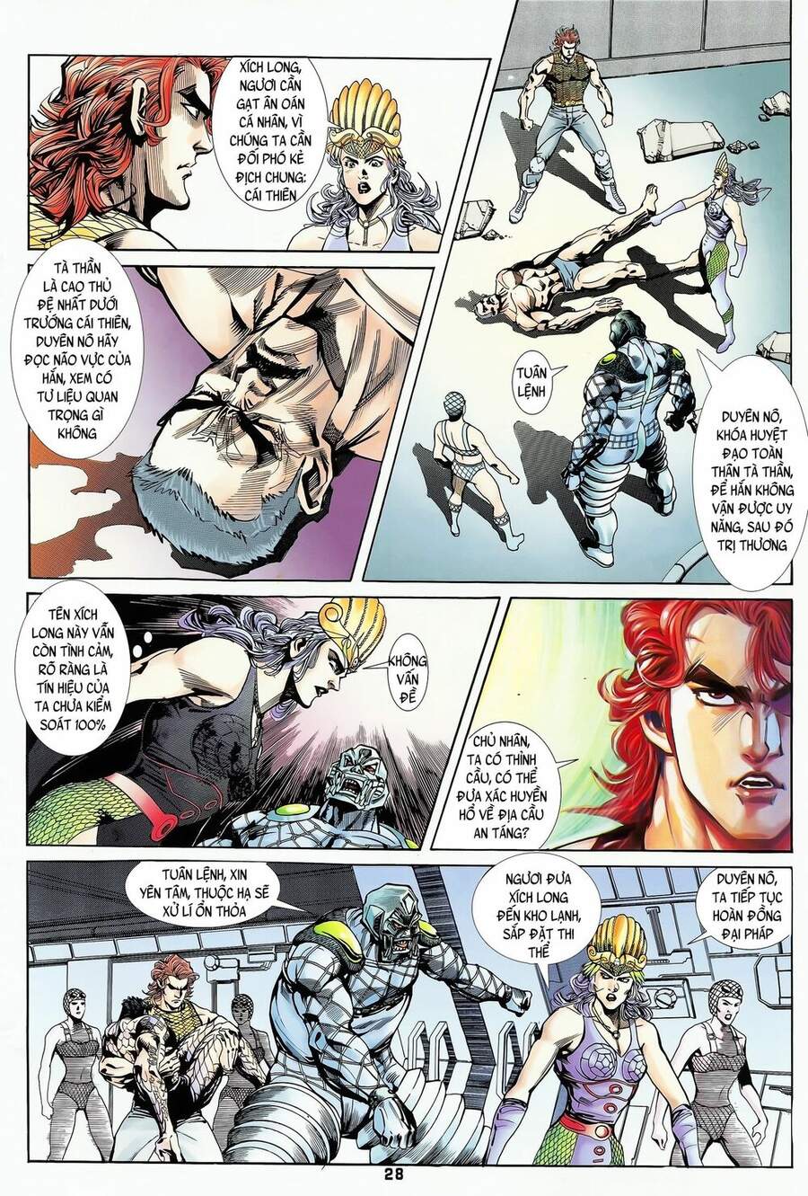 Truyện Tranh Long Hổ 5 Thế trang 8