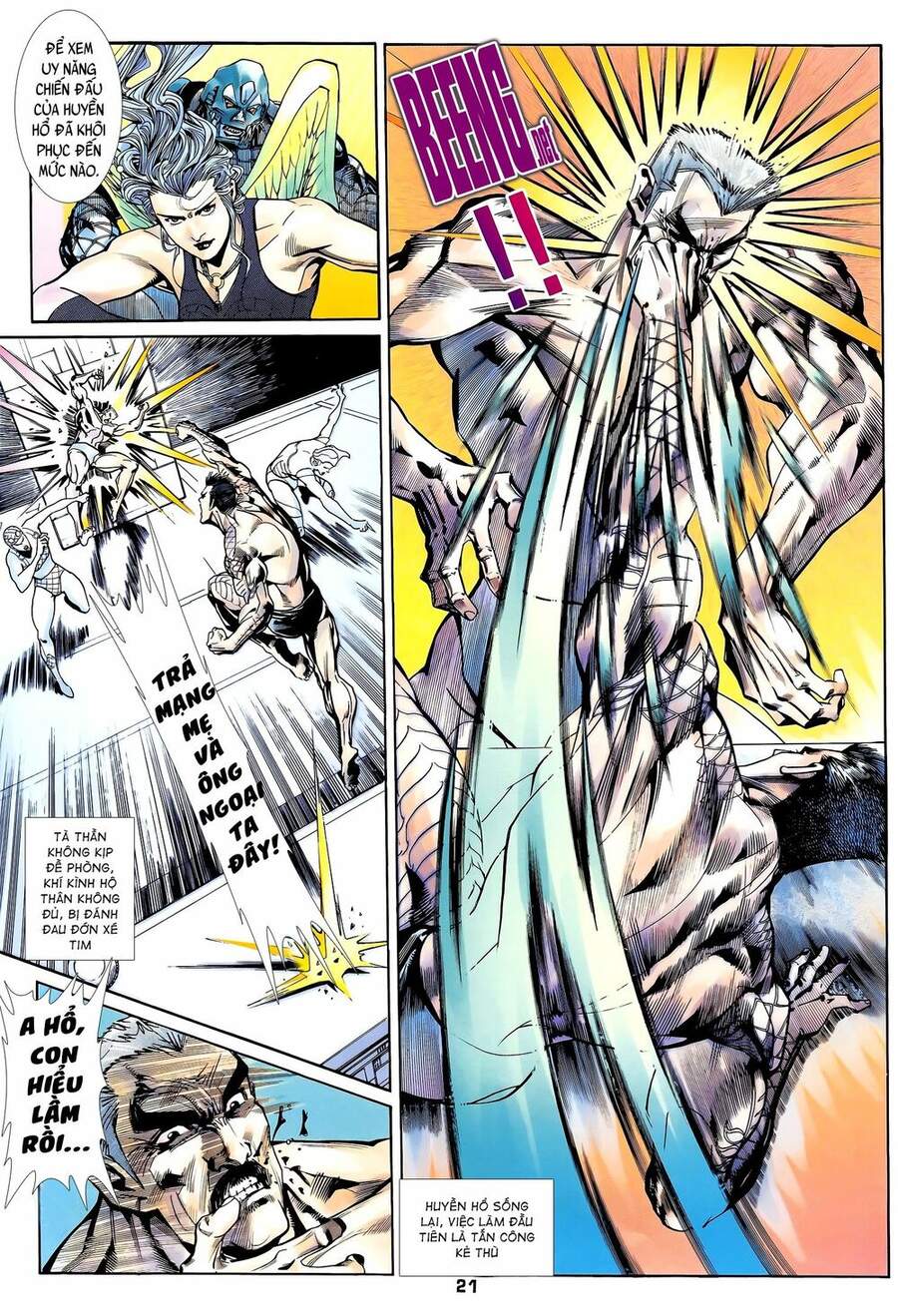 Truyện Tranh Long Hổ 5 Thế trang 8