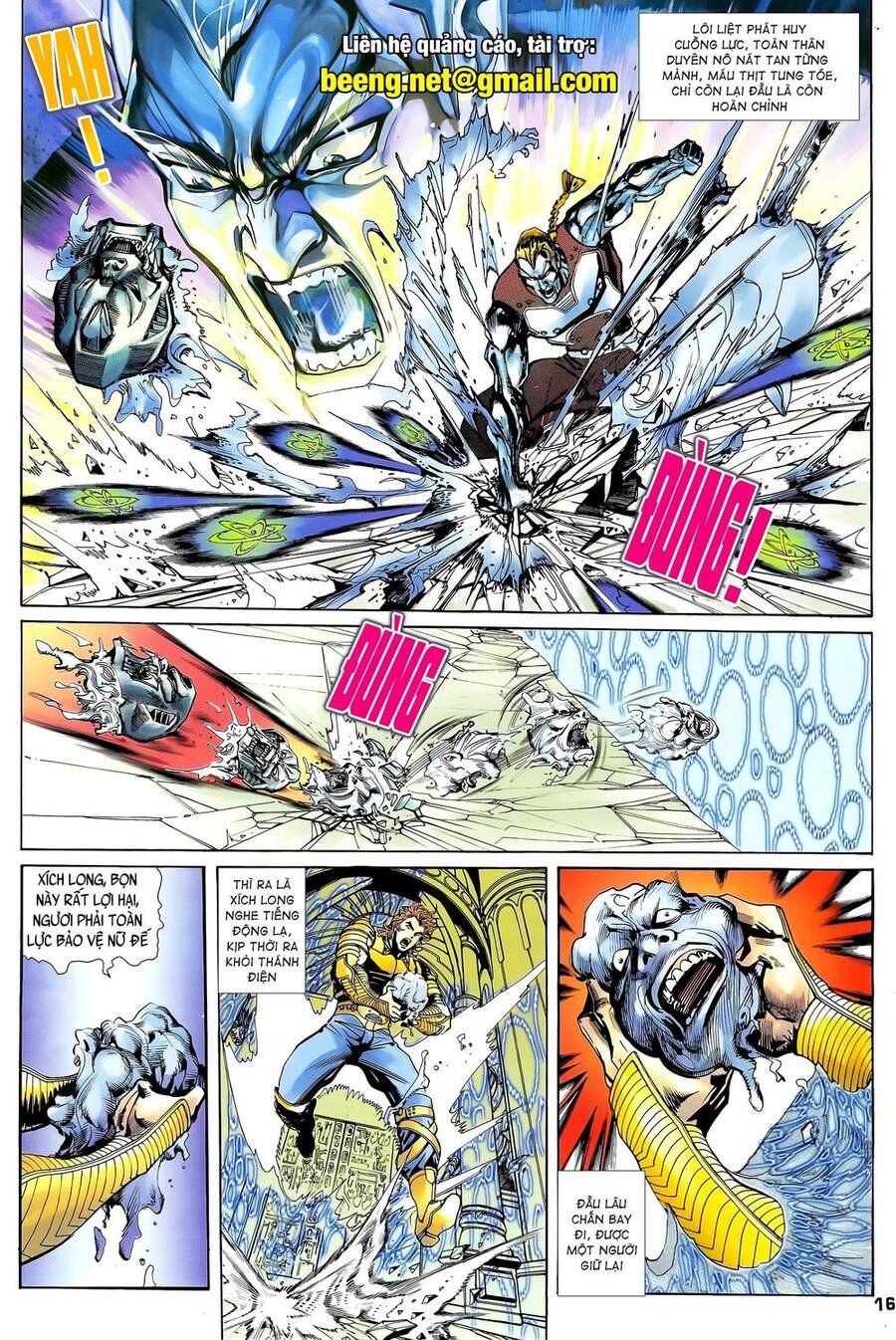 Truyện Tranh Long Hổ 5 Thế trang 8