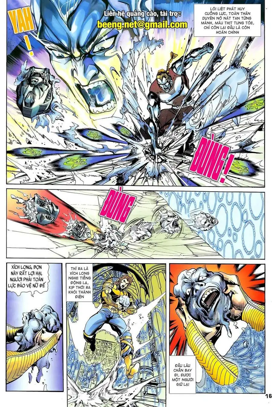 Truyện Tranh Long Hổ 5 Thế trang 8