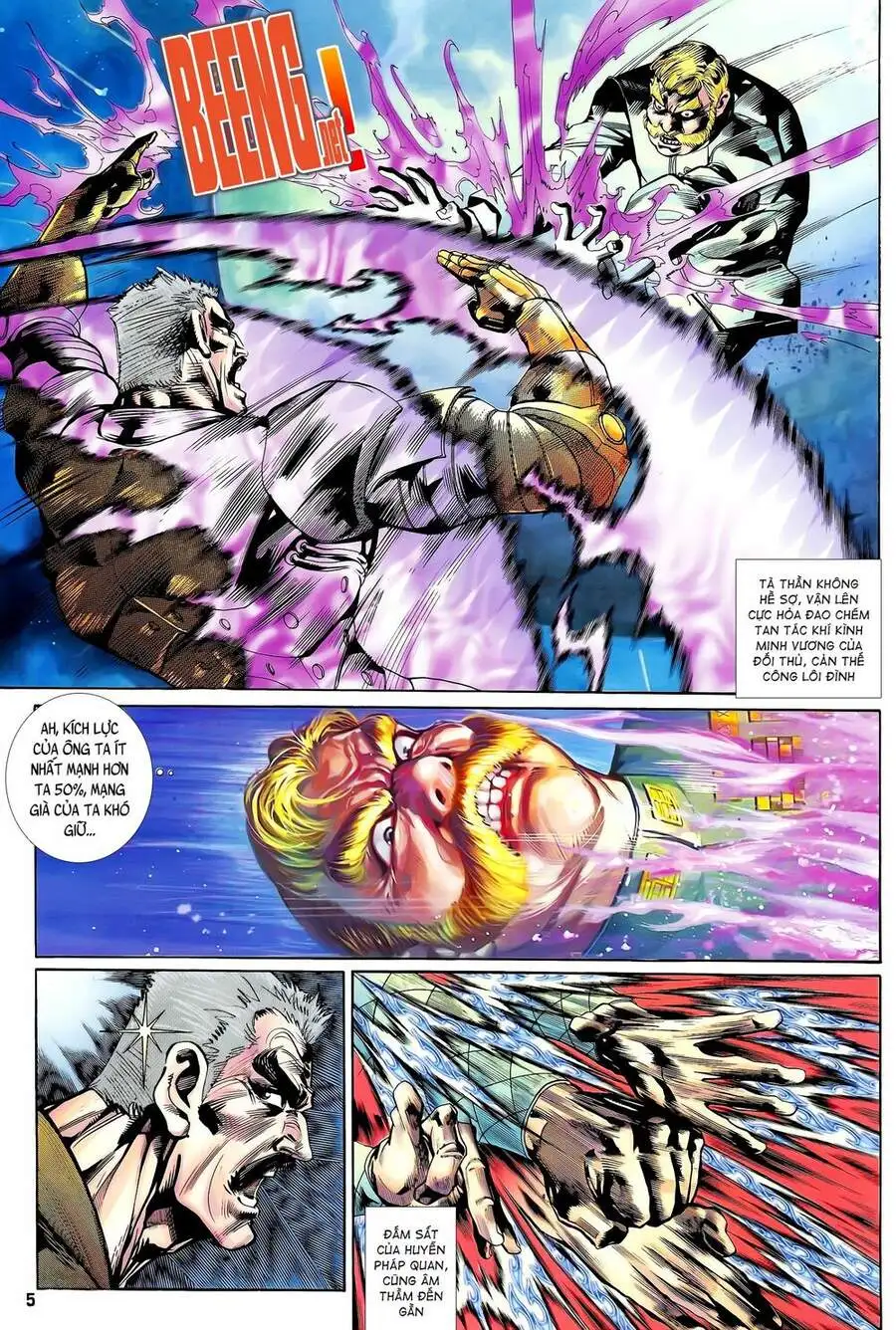 Truyện Tranh Long Hổ 5 Thế trang 8